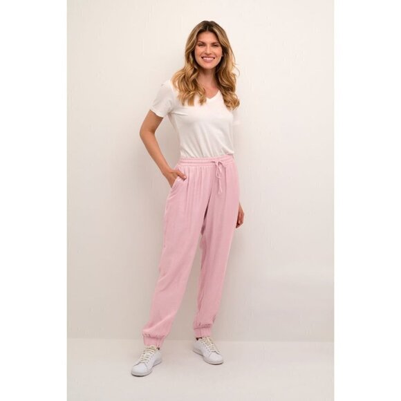 NWT CREAM Rose Blush Siran Trousers - Picture 1 of 9